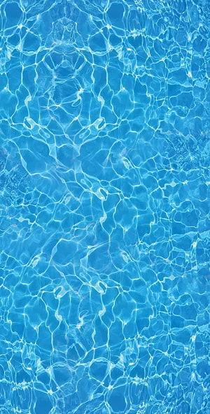 Crisp Blue Swimming Pool Water Surface With Sunlight Caustics And Gentle Ripples HD phone wallpaper