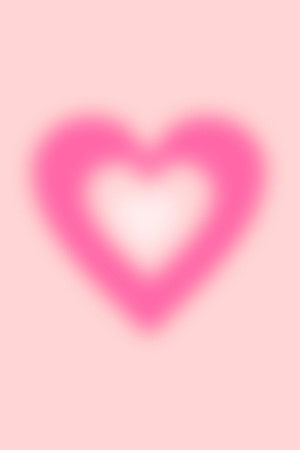 Soft Pink Aura Heart Glow on Pastel Background HD phone wallpaper