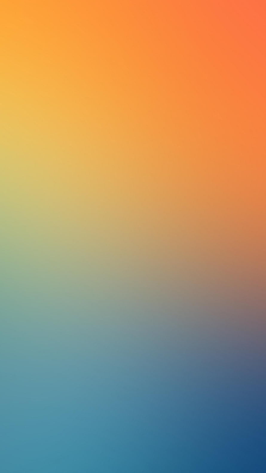 Smooth Sunset Gradient Background Blending Warm Orange and Cool Blue Tones HD phone wallpaper