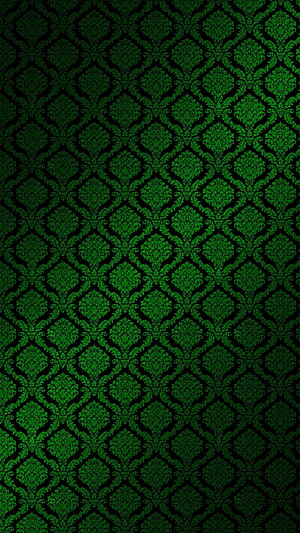 Dark Green Damask Wallpaper With Vintage Floral Ornament Pattern HD phone wallpaper
