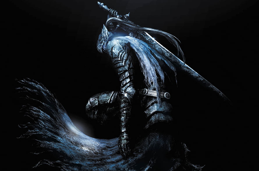 Artorias of the Abyss from Dark Souls in Dark Fantasy Armor HD wallpaper