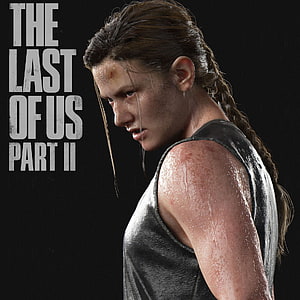 Abby Anderson from The Last of Us Part II in Rainy Cinematic Portrait HD phone wallpaper
