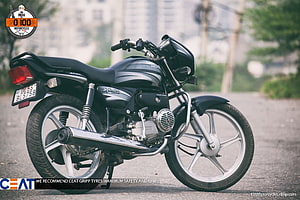 Hero Honda Splendor Modified Motorcycle with Custom Bodywork and Alloys HD wallpaper