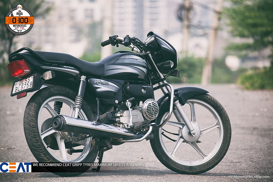 Hero Honda Splendor Modified Motorcycle with Custom Bodywork and Alloys HD wallpaper