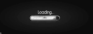 Minimalist Black and White Loading Bar Progress Indicator Wallpaper HD wallpaper