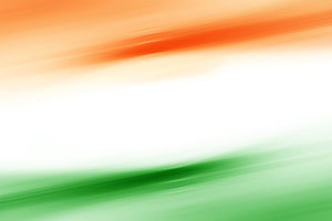 Abstract Indian Flag Tricolor Background with Flowing Orange White and Green Waves HD wallpaper