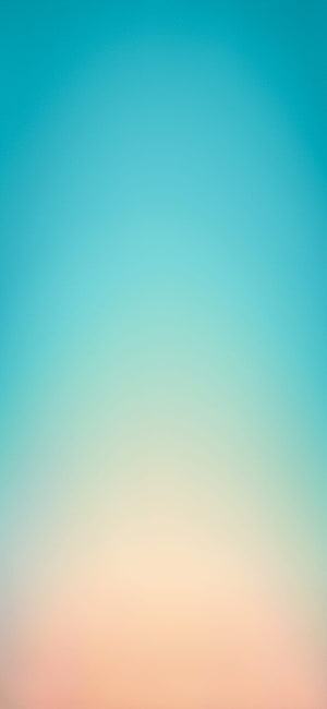 Soft Teal to Peach Gradient Sky Wallpaper for Mobile Devices HD phone wallpaper