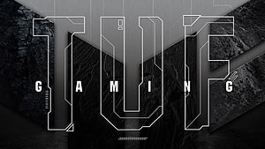 Futuristic TUF Gaming Logo Wallpaper With Dark Textured Background HD wallpaper