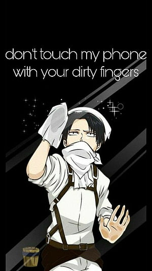 Anime Character in Maid Outfit Wiping Surface with Cloth and Sparkles HD phone wallpaper