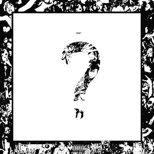 XXXTentacion Question Mark Album Cover Artwork with Collage Faces and Explicit Content Label HD phone wallpaper