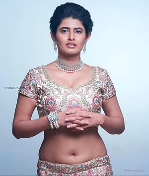 Woman in Traditional Indian Bridal Lehenga with Intricate Floral Embroidery and Pearl Jewelry, Ashima Narwal Navel Hot, saree navel HD phone wallpaper