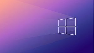 Windows 10 Abstract Gradient Wallpaper with Purple and Pink Hues HD wallpaper