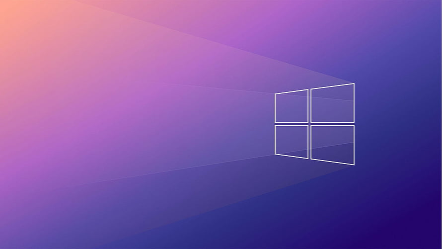 Windows 10 Abstract Gradient Wallpaper with Purple and Pink Hues HD wallpaper