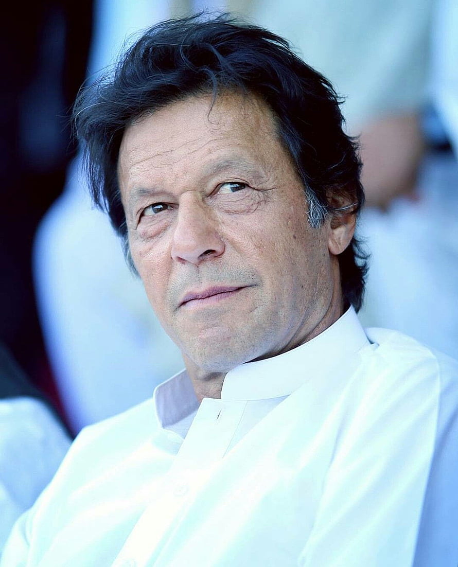 Imran Khan Portrait in White Traditional Attire HD phone wallpaper