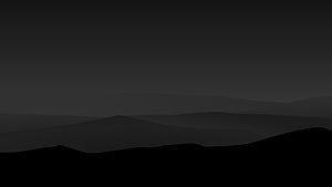 Minimalist Dark Mountain Landscape Wallpaper HD wallpaper
