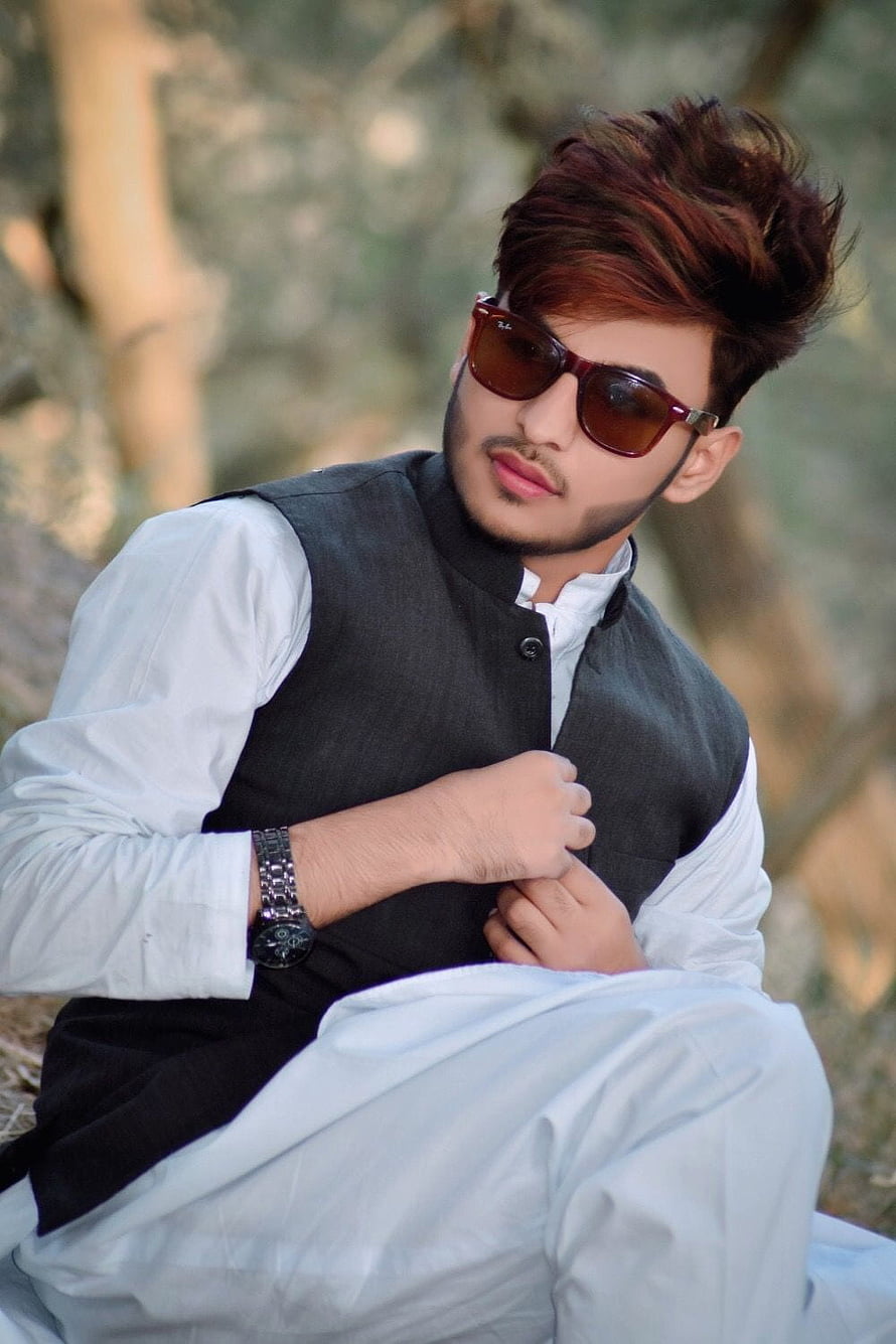 Stylish Young Man in Traditional White Kurta and Black Nehru Jacket Wearing Sunglasses, Stylish Handsome Beautiful Boy: Beautiful Pakistani Girls and boys in Salwar Kameez and Dupatta, boys dp HD phone wallpaper