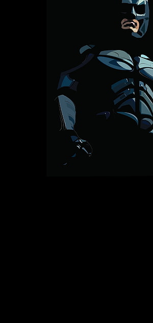 Dark armored warrior illustration with blue metallic plating and dramatic shadow HD phone wallpaper