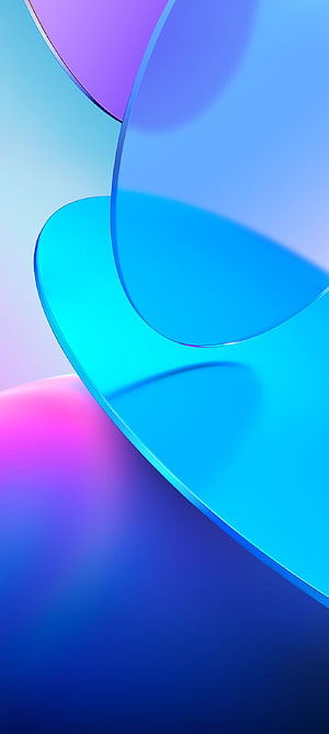 Vivo Y51 Abstract Gradient Wallpaper with Translucent Blue and Purple Shapes HD phone wallpaper