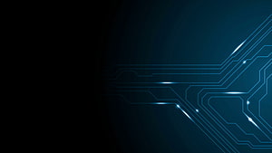 Futuristic Blue Circuit Board Technology Abstract Background HD wallpaper