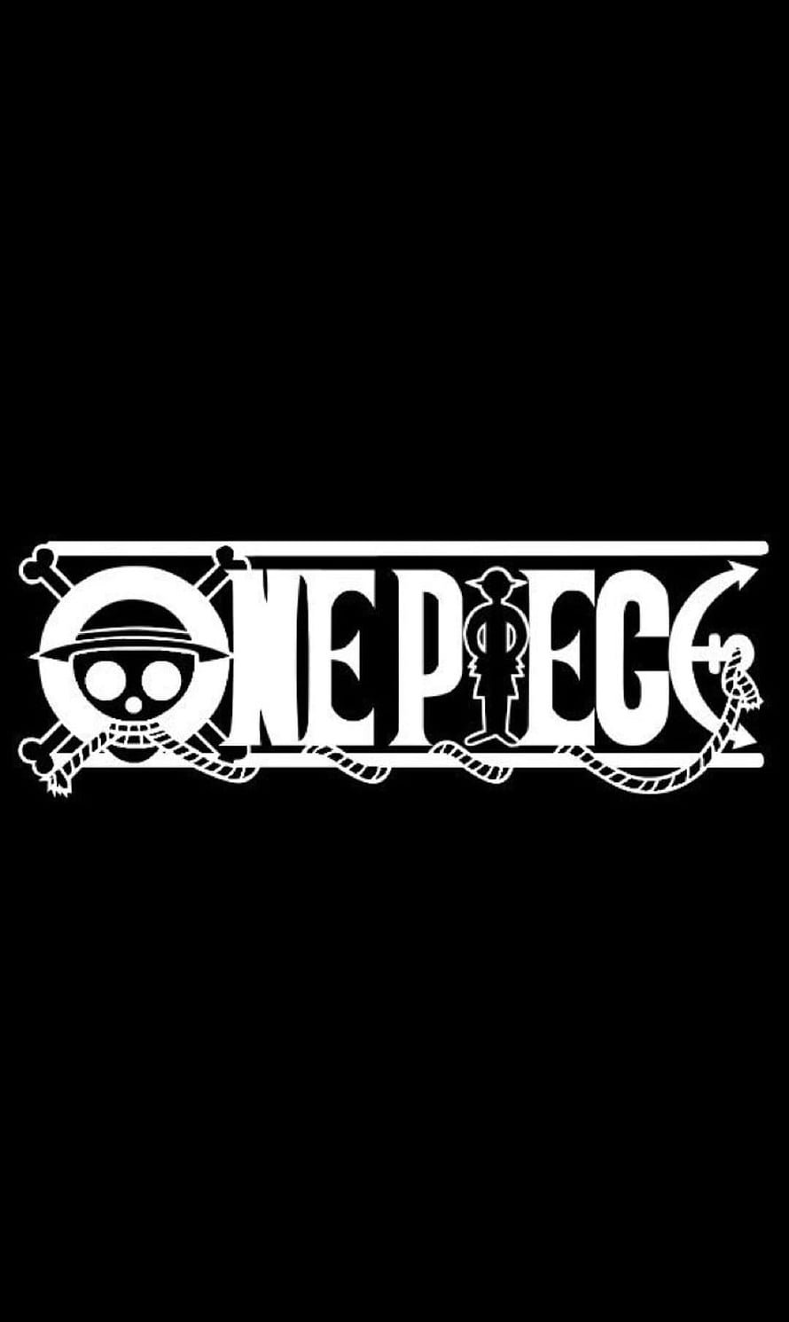 One Piece Official Logo Wallpaper - Straw Hat Pirates Jolly Roger Symbol HD phone wallpaper