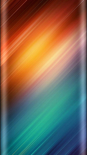 Vibrant diagonal rainbow gradient with soft light streaks and warm to cool color transitions HD phone wallpaper