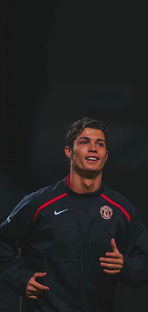 Cristiano Ronaldo in Manchester United Training Gear Portrait, Young CR7, young ronaldo HD phone wallpaper