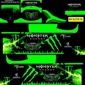 Monster Energy Bus Simulator Skin Decal Sticker Wrap Design HD phone wallpaper