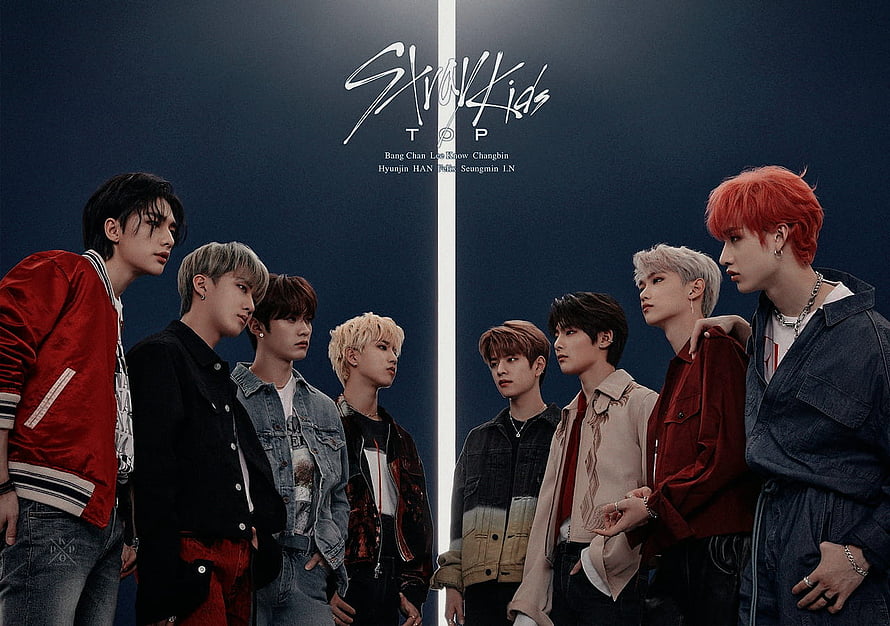 Stray Kids Top Album Concept Photo With All Nine Members HD wallpaper