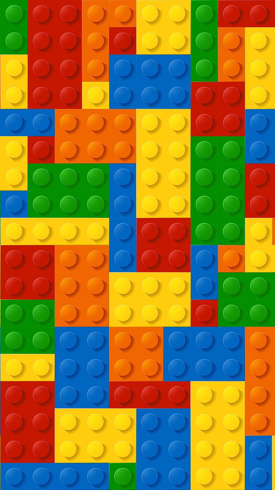 Colorful Building Block Pattern Wallpaper HD phone wallpaper