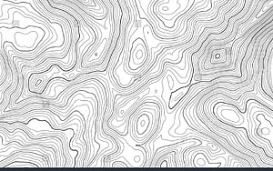 Abstract Topographic Contour Lines Map Pattern Black And White Vector Background HD wallpaper