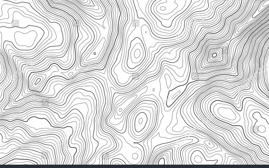 Abstract Topographic Contour Lines Map Pattern Black And White Vector Background HD wallpaper