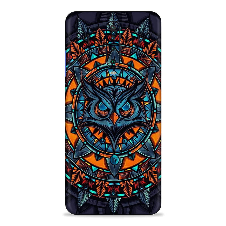 Mighty Owl Stained Glass Mandala Mobile Phone Case Design HD phone wallpaper