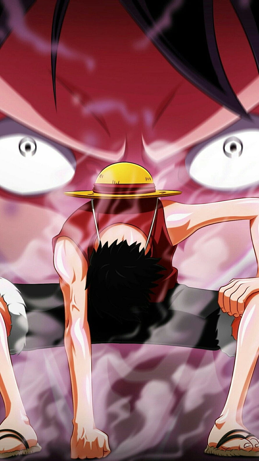 Monkey D. Luffy Gear Second Anime Character Artwork HD phone wallpaper