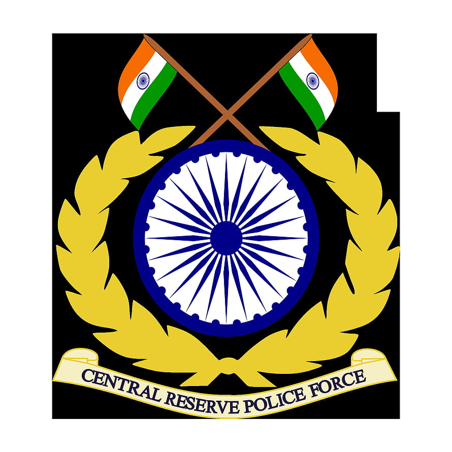 Central Reserve Police Force Emblem with Ashoka Chakra and Indian Flags HD phone wallpaper