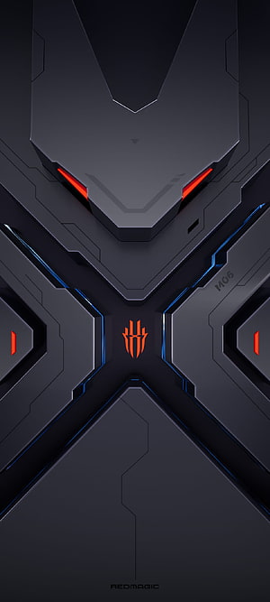 RedMagic 8 Pro Gaming Phone Back Design with Neon Lights HD phone wallpaper