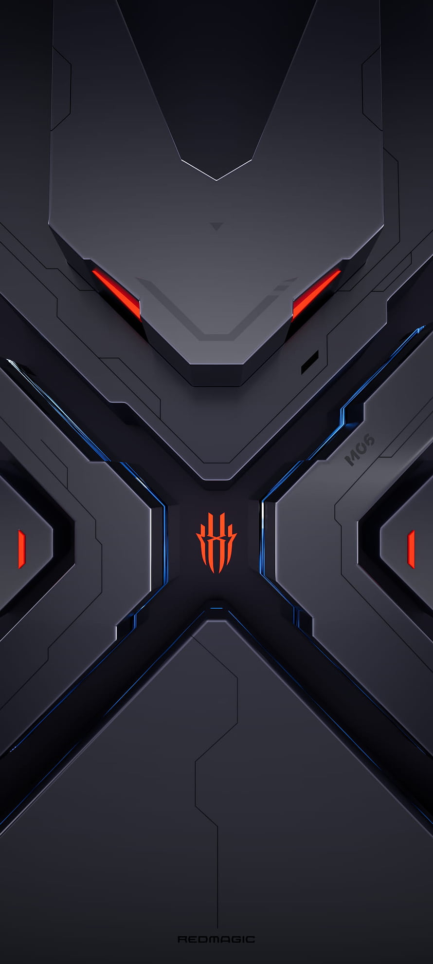 RedMagic 8 Pro Gaming Phone Back Design with Neon Lights HD phone wallpaper