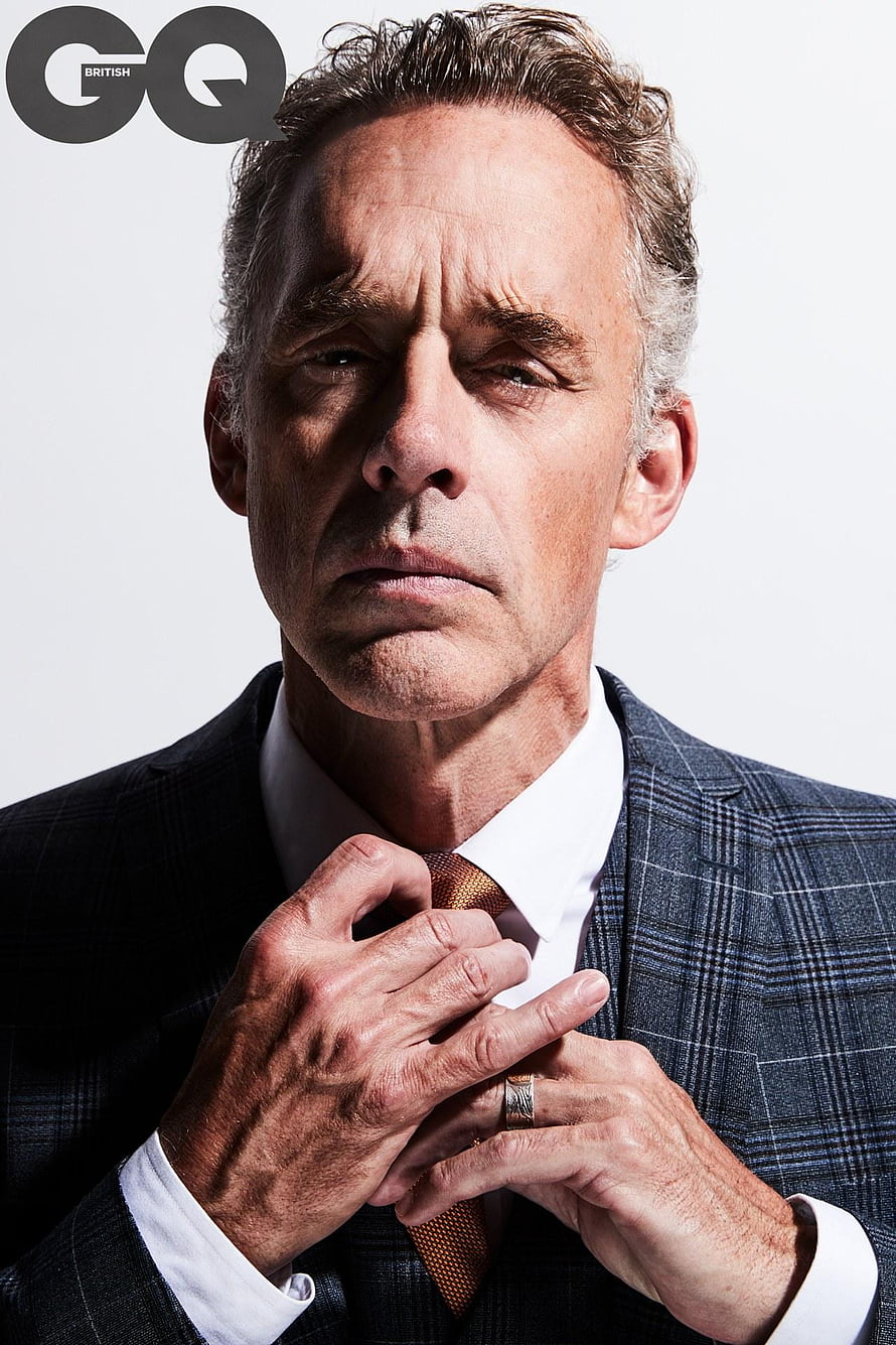 Jordan Peterson GQ British Magazine Cover Portrait in Plaid Suit HD phone wallpaper