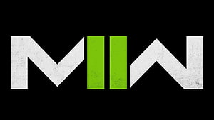 Modern Warfare II Stylized Logo with Green Roman Numerals on Black Background, Modern Warfare 2 officially confirmed as 2022 CoD with logo reveal, cod mw 2022 HD wallpaper