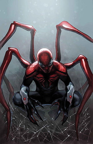 Doctor Octopus in Superior Spider-Man Suit with Mechanical Spider Legs, Otto Octavius, superior spider man HD phone wallpaper