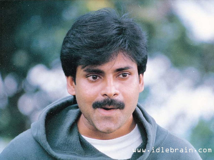 Pawan Kalyan Portrait in Grey Hoodie with Natural Outdoor Background HD wallpaper