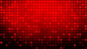 Vibrant Red Polka Dot Pattern with Gradient Fade to Black HD wallpaper