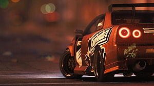 Need For Speed 2016 Modified Sports Car Night Scene HD wallpaper