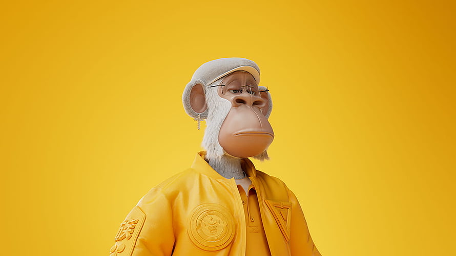 HAPEBEAST Prime 3D Character in Yellow Jacket and Cap on Vibrant Background HD wallpaper