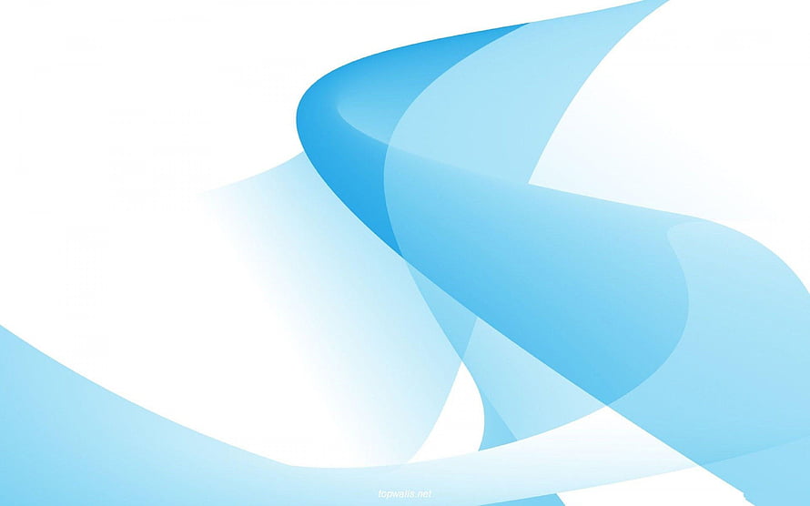Minimalist Blue and White Abstract Flowing Ribbon Design HD wallpaper