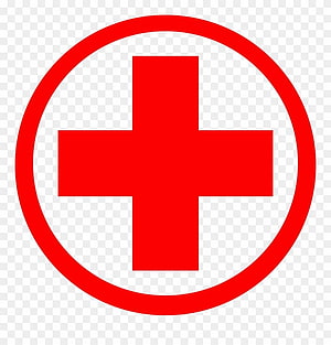 Red Medical Cross Symbol Inside Circle Icon On Transparent Background HD phone wallpaper