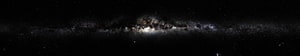 Milky Way Galaxy Panorama Across the Night Sky with Dense Star Fields and Nebulae HD wallpaper