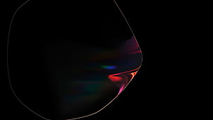 Samsung Galaxy Book Laptop Screen Edge with Iridescent Reflections on Black Background HD wallpaper