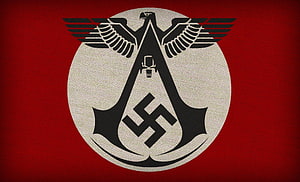 Wolfenstein Nazi Super Empire Flag Wallpaper HD wallpaper