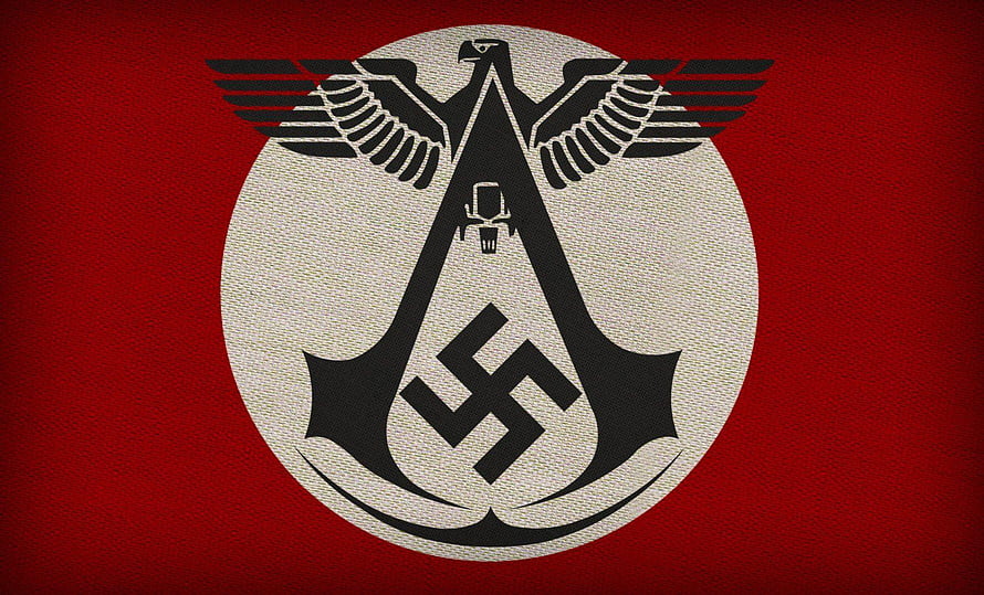 Wolfenstein Nazi Super Empire Flag Wallpaper HD wallpaper