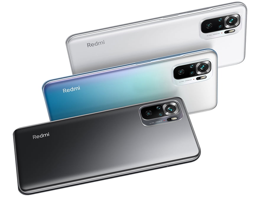 Xiaomi Redmi Note 10S Smartphone in Three Color Variants with Quad Camera Setup HD wallpaper